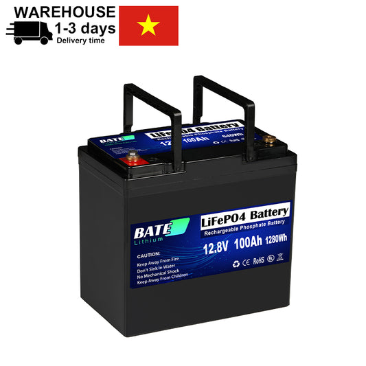 Pin BATE-A 12.8 100Ah lifepo4