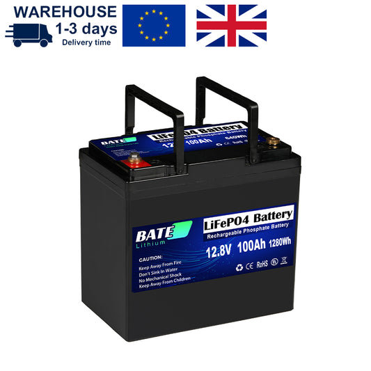 12.8V 100Ah Lifepo4 Batterie UK EU Warehouse
