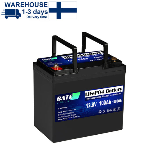 12.8V 100Ah Lifepo4 Batterie FI Warehouse