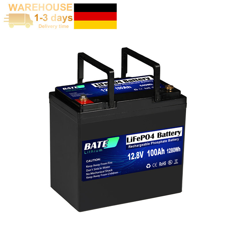 12.8V 100Ah Lifepo4-Batterie DE-Lager