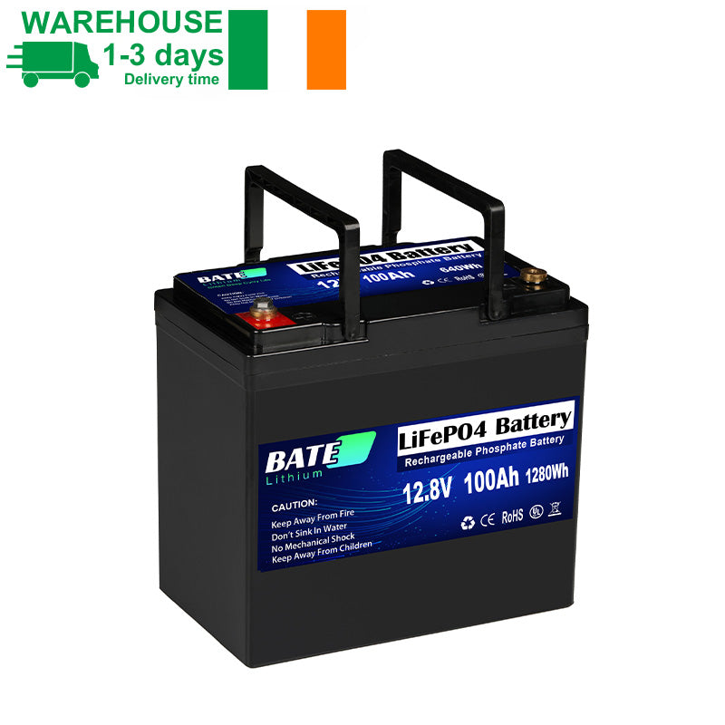 12.8V 100Ah Lifepo4 Batterie IRL Warehouse