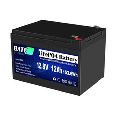 BATE-A 12,8 V 12 Ah Lifepo4-Batterie 