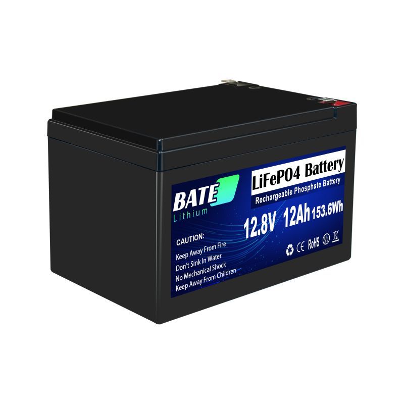 BATE-A 12,8 V 12 Ah Lifepo4-Batterie 