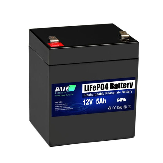 BATE-B 12,8 V 5 Ah Lifepo4-Batterie