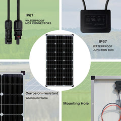 18V 100Ah Solarpanels