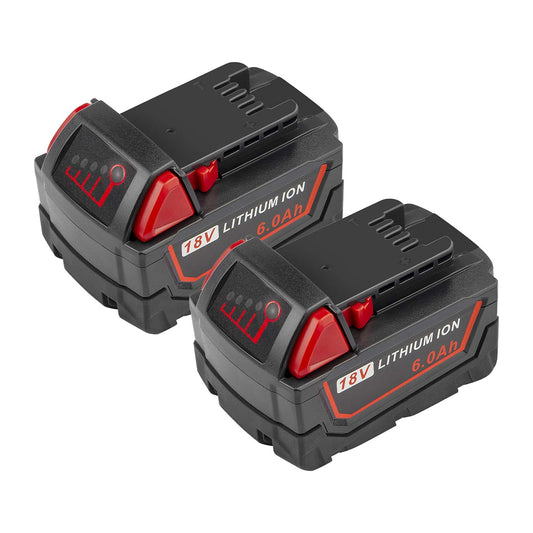 18V 6Ah Replace Battery For Milwaukee