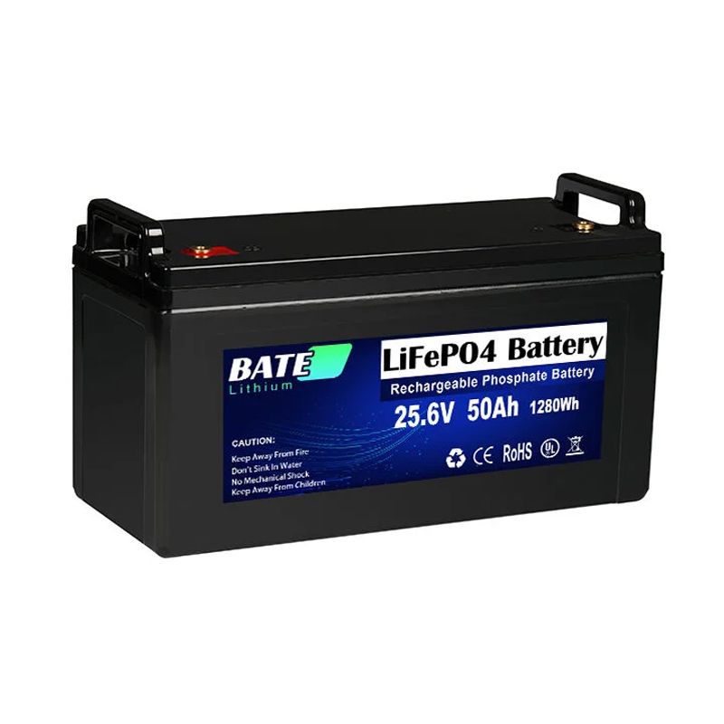 25.6V50Ah lifepo4 battery