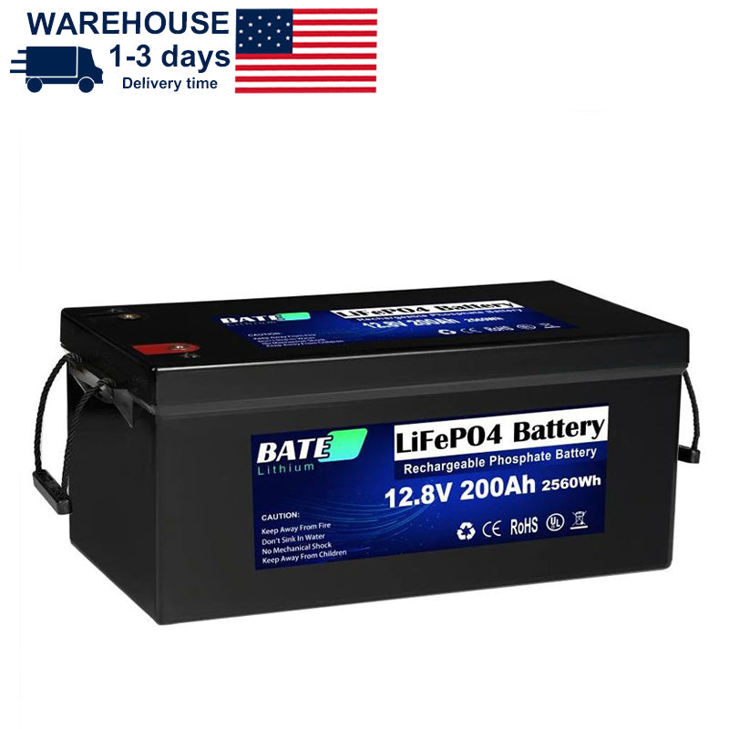 12.8V200Ah lifepo4 battery US Warehouse