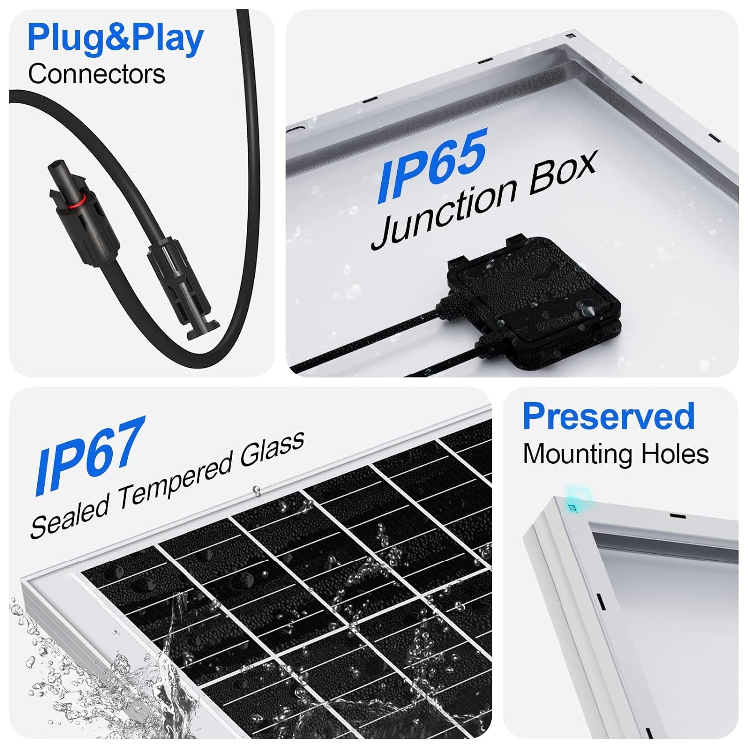 18V 100Ah Solarpanels