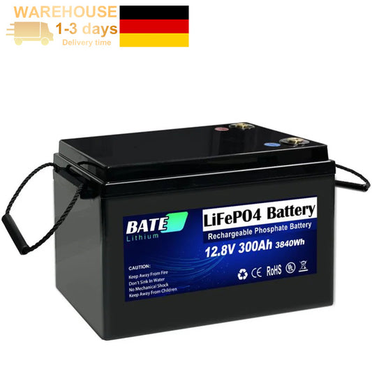 12.8V 300Ah Lifepo4-Batterie DE-Lager