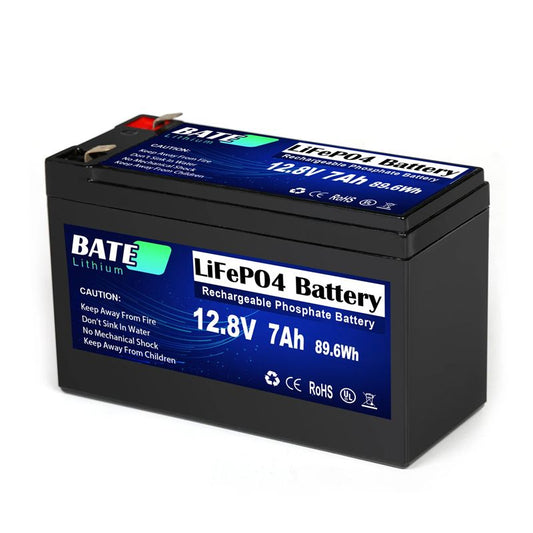 BATE-A 12,8 V 7 Ah Lifepo4-Batterie