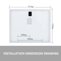 50W solar panel