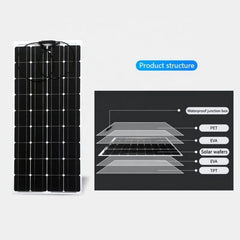 100W solar panel