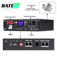 Pin BATE-A 48V100Ah lifepo4