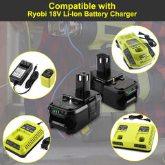 18V 6Ah Battery Lithium-Ion for RYOBI