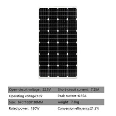 120W Solarpanel