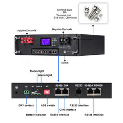 Pin BATE-A 51.2V100Ah lifepo4