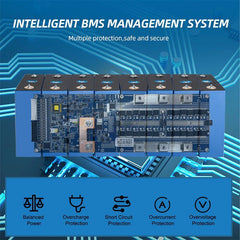 48V200Ah 15S CAN/RS485 lifepo4 smart bms