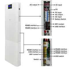 48V200Ah 10KW system including inverter